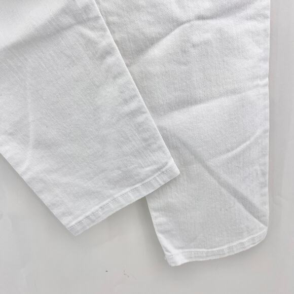 Michael Kors US 4 Womens White Distressed Low Rise Izzy Cropped Skinny Jeans - Picture 5 of 14